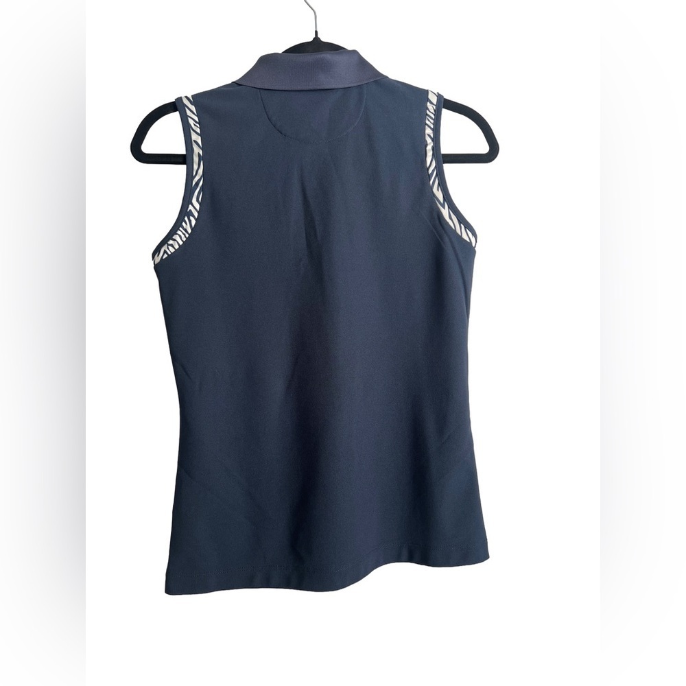 Greg Norman Collection Navy Sleeveless Top - Picture 2 of 2